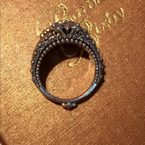 Barbara Bixby White Topaz Sterling Silver and 18k gold ring. - Picture 10 of 10